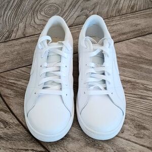 NIKE WOMAN'S WHITE COURT ROYAL SNEAKERS 9.5